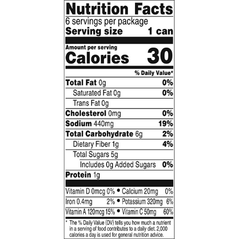 V8 Original 100% Vegetable Juice Spicy Hot, 5.5 oz. 6 Ct - Water Butlers