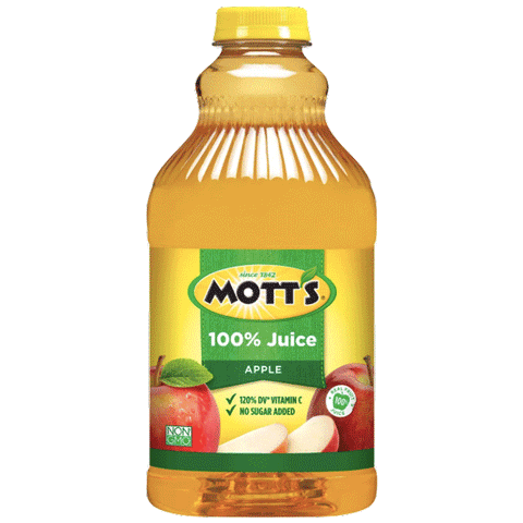 Mott's 100% Apple Juice, 64 Fl Oz Bottle - Water Butlers
