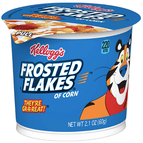 Kelloggs Frosted Flakes Cereal Cup 1.5 oz - Water Butlers