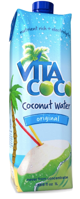 Vita Coco Original Coconut Water, Pure, 1 L