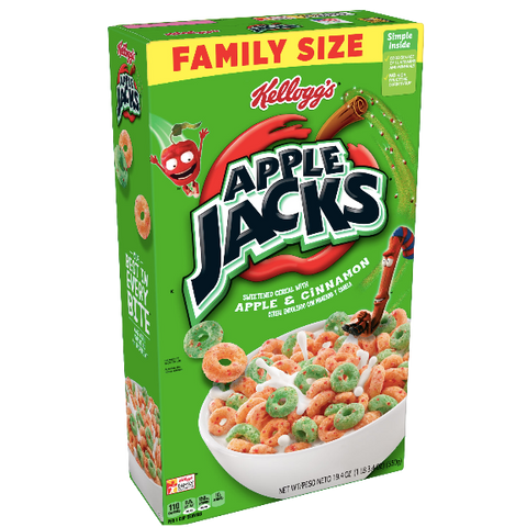 Kellogg's Apple Jacks Family Size 19.4 oz - Water Butlers