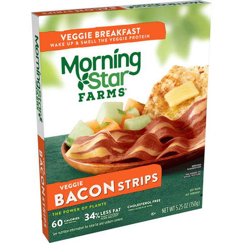 MorningStar Farms, Original Veggie Bacon Strips, 5.25 Oz