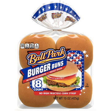 Ball Park Classic Burger Buns, 15 oz, 8 Count