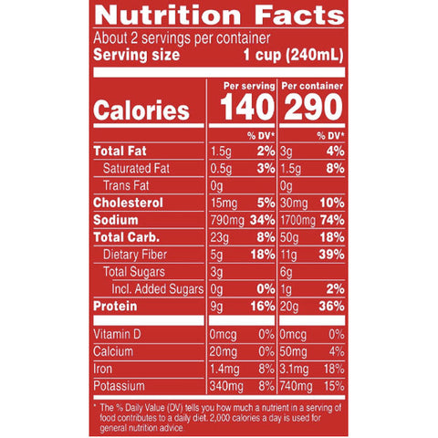 Campbell's Chunky Hearty Beef Barley, 18.8 oz - Water Butlers