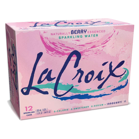 La Croix Berry Sparkling Soda Water, 12 Ct - Water Butlers