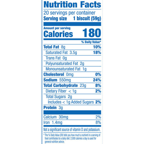 Pillsbury Grands! Value Pack Buttermilk Biscuits, 20 Count