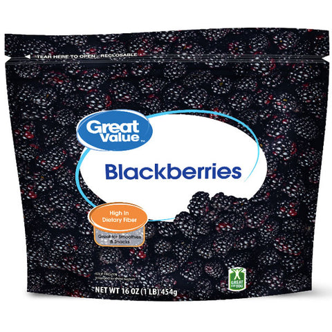 Great Value Frozen Blackberries, 16 oz