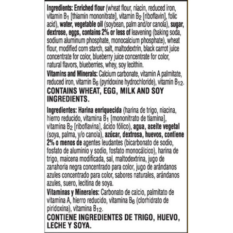 Kellogg's Eggo Blueberry Waffles, 24 Ct - Water Butlers