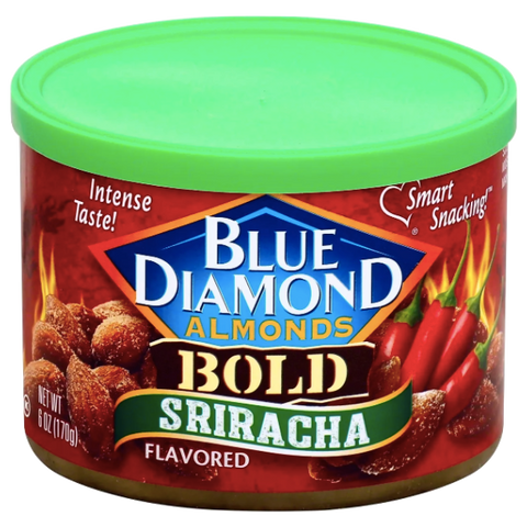 Blue Diamond Almonds, Bold Sriracha, 6 oz - Water Butlers