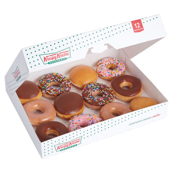 Water Butlers Krispy Kreme Original Glazed Doughnuts 12 Ct 7820