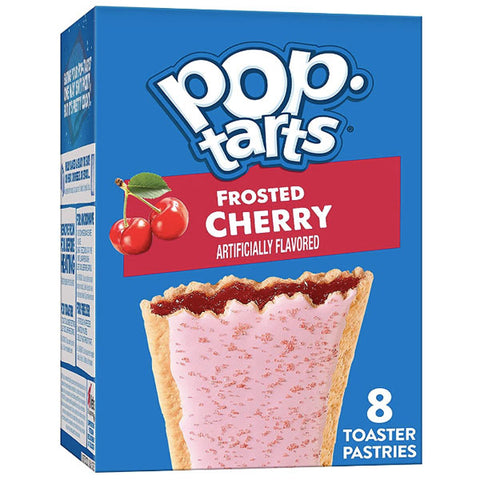 PopTarts Toaster Pastries, Frosted Cherry, 8 Count