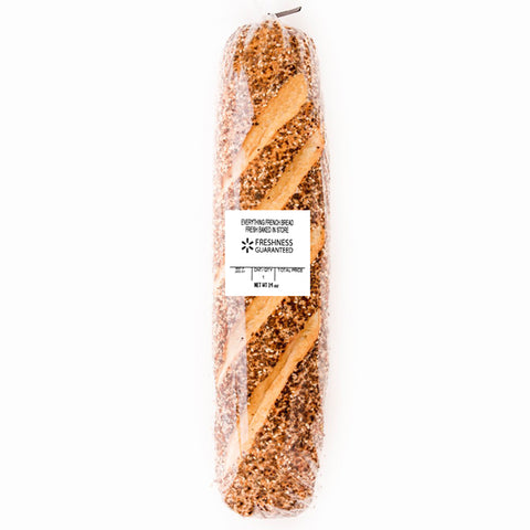 Freshness Guaranteed Everything French Bread Loaf, Fresh Baked In Store