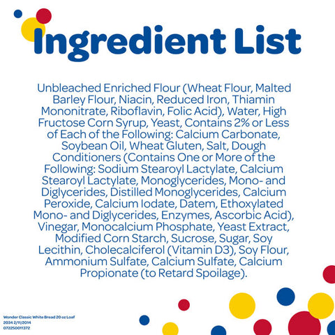 Wonder Classic White Bread Loaf, 20 oz.