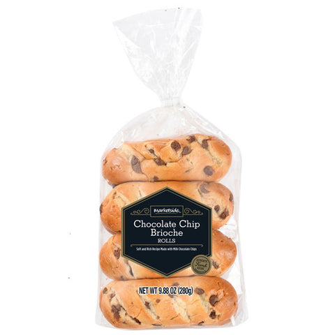 Marketside Chocolate Chip Brioche Rolls, 8 Count