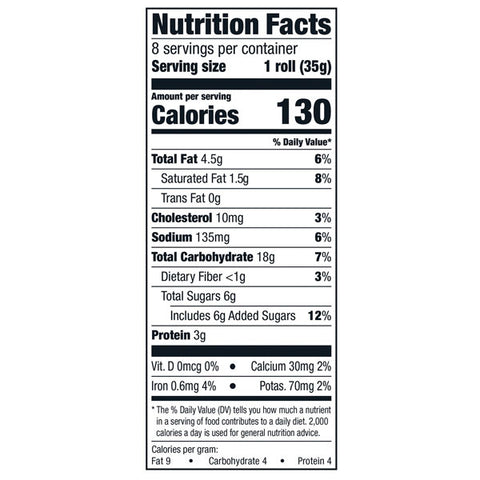 Marketside Chocolate Chip Brioche Rolls, 8 Count