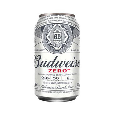 Budweiser Zero Non-Alcoholic Beer, 12 Pack 12 fl. oz.