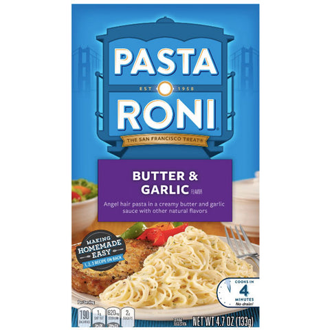 Pasta Roni Butter & Garlic Angel Hair Pasta, 4.7 oz - Water Butlers