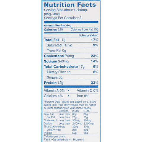 SeaPak Jumbo Butterfly Shrimp, 9 oz - Water Butlers