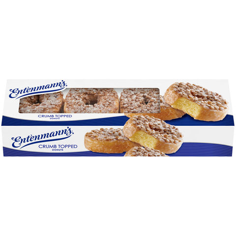 Entenmann's Crumb Topped Donuts, 8 Count