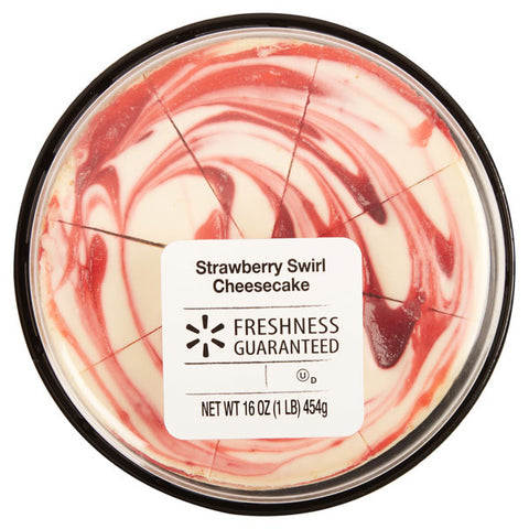Freshness Guaranteed Strawberry Swirl Cheesecake, 16 oz