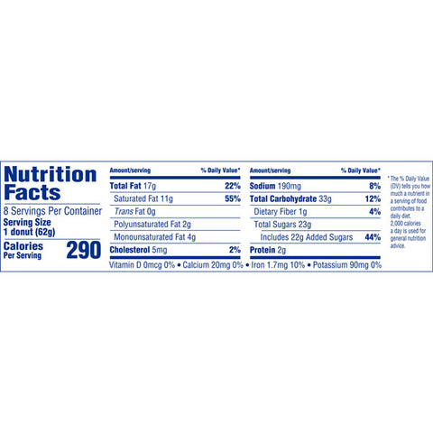 Entenmann's Frosted Devil's Food Donuts, 8 Count