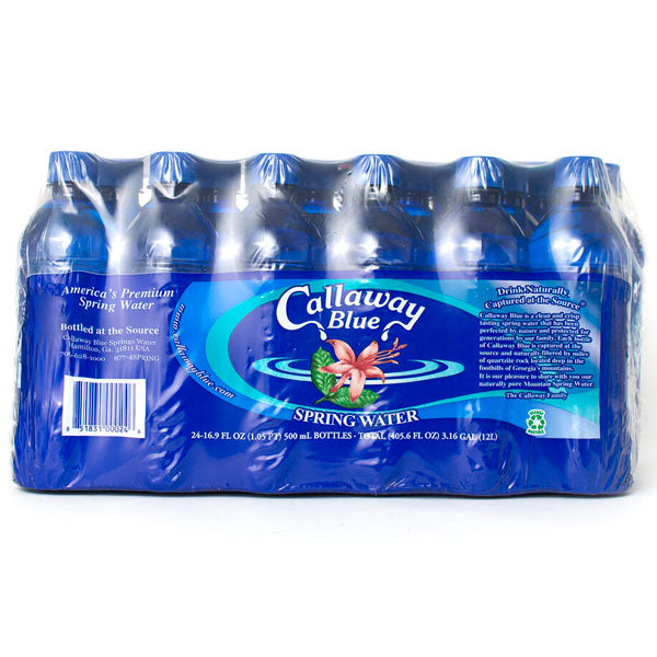 Water Butlers | Callaway Blue Spring Water 16.9 fl oz, 24 Pack