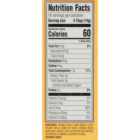 Earth's Best Organic Multi-Grain Baby Cereal, 8 oz.