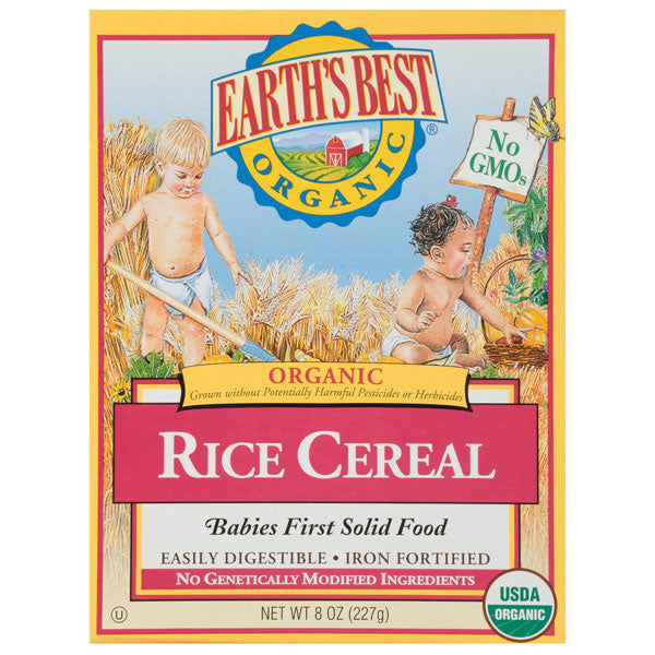 Earth&rsquo;s Best Organic Rice Baby Cereal, 8 oz. – Water Butlers