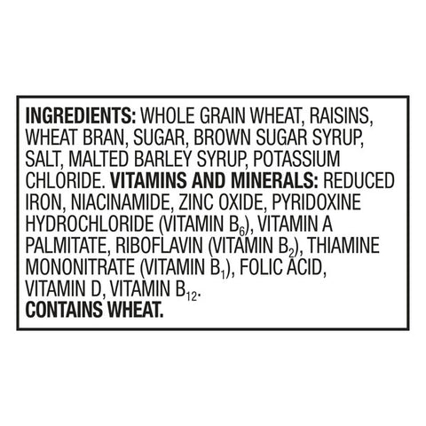 Great Value Raisin Bran Breakfast Cereal, 18.7 oz