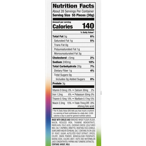 Pepperidge Farm Goldfish Crackers Colors Cheddar, 30 oz
