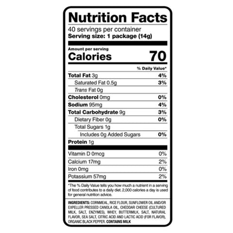 Pirate's Booty Aged White Cheddar puffs, 40 Counts