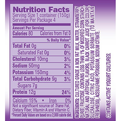 Dannon Light & Fit Greek Yogurt, Strawberry Cheesecake, 4Ct - Water Butlers