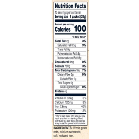 Quaker Instant Oatmeal, Original, 10 Count