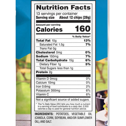 Ruffles Original Potato Chips Party Size, 13 oz
