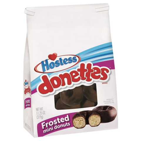 Donettes Frosted Chocolate Mini Donuts, 10.5oz - Water Butlers