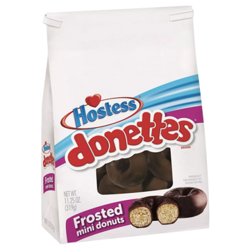 Donettes Frosted Chocolate Mini Donuts, 10.5oz