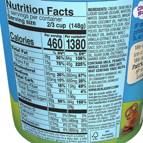 Ben & Jerry's Chubby Hubby Ice Cream 16 oz