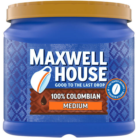 Maxwell House Medium Roast 100% Colombian Ground Coffee, 23.1 oz.