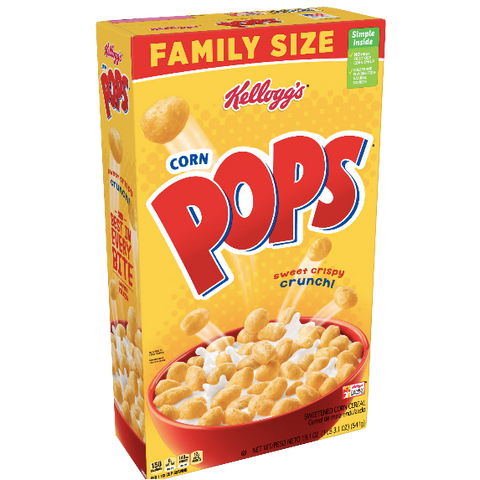 Kellogg's Corn Pops Family Size 19.1 oz - Water Butlers