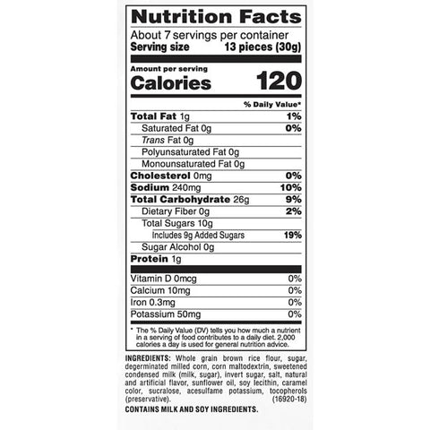 Quaker Rice Crisps, Caramel Corn, 7.04 oz