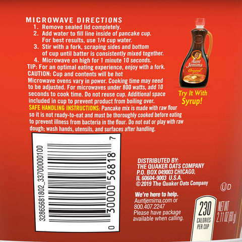 Pearl Milling Company Chocolate Chip Pancake On The Go, 2.11 oz.