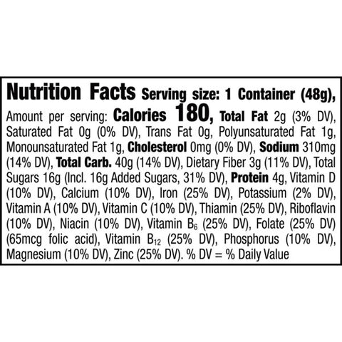 Lucky Charms, Gluten Free Breakfast Cereal Cup, 1.7 oz