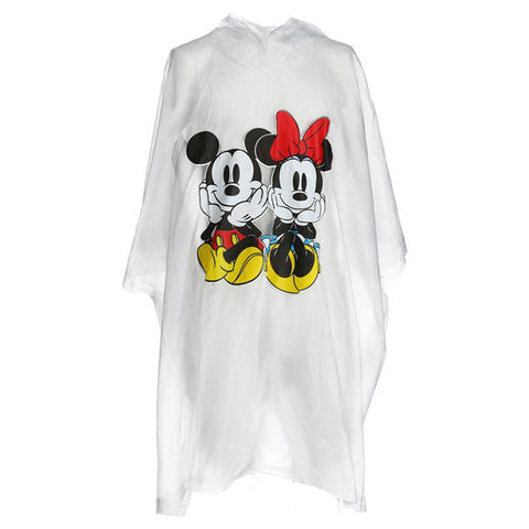 Adult Disney Mickey & Minnie Rain Poncho