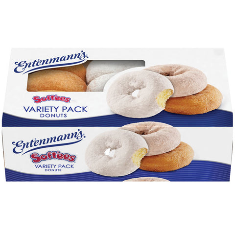 Entenmann's Soft'ees Variety Pack Donuts, 12 Count