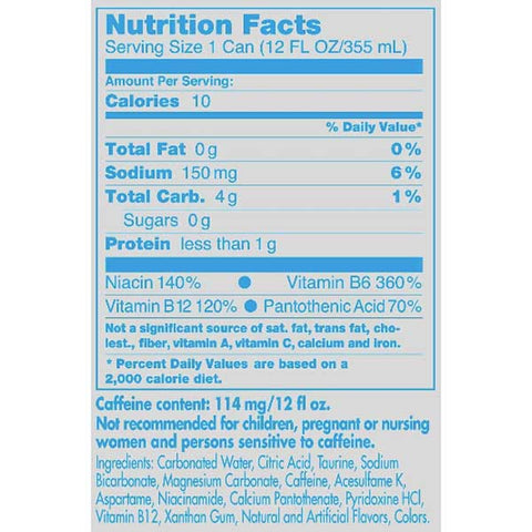 Red Bull Sugar Free Energy Drink, 12 Fl Oz