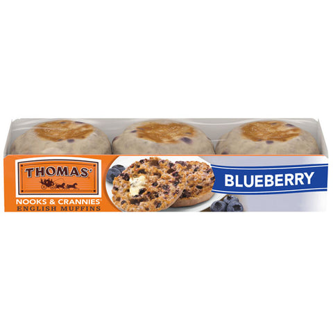 Thomas' Blueberry English Muffins, 6 Count