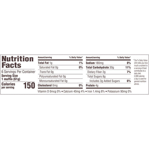 Thomas' Cinnamon Raisin English Muffins, 6 Count