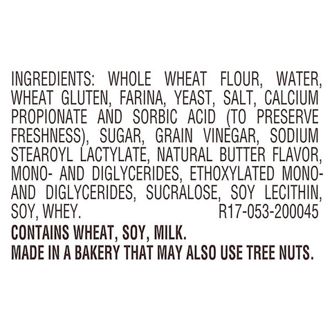 Thomas' 100% Whole Wheat English Muffin, 6 Count
