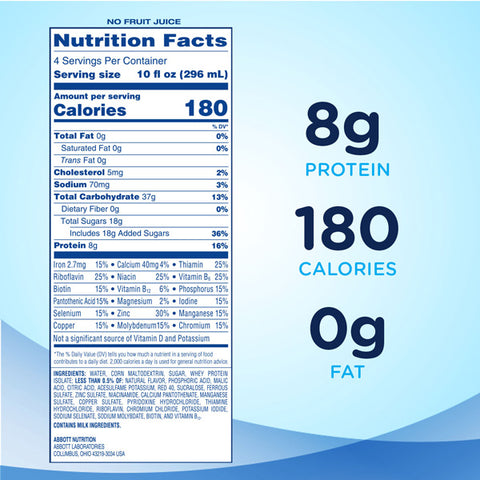 Ensure Clear Nutrition Drink, Mixed Fruit, 10 fl oz, 4 Count