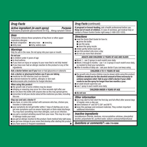 Equate Non-Drowsy Allergy Relief Nasal Spray, 50 mcg, 0.38 fl oz